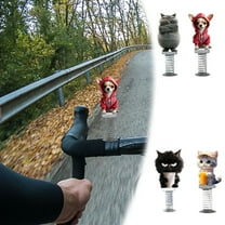 Shy Kitty Bobble, Stress Relief Cat Bobble Car Dashboard Decorations, Bouncing Cat Ornament for Desk, Cute Cats for Every Occasion Funny Cat Gift for Car Lovers