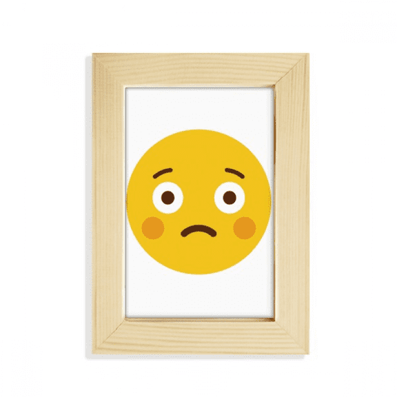 Shy Yellow Cute Online Happy Desktop Display Photo Frame Picture Art Painting 5x7 inch