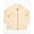 thumbnail image 1 of Shyanne Toddler-Girls' Juniper Faux Suede Fringe Jacket - STFA24O70-TAN 3T, 1 of 3