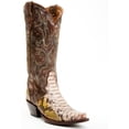 thumbnail image 1 of Shyanne Women's Cayenne Exotic Python Tall Western Boot Snip Toe - BESWFA24L4 7 M  US, 1 of 7