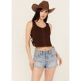 thumbnail image 1 of Shyanne Women's Corset Tank Dark Brown   US, 1 of 4