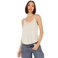 thumbnail image 1 of Shyanne Women's Crochet Trim Faux Suede Cami - SWSP24K72-IV Medium  US, 1 of 4