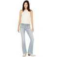 thumbnail image 1 of Shyanne Women's Desert Lily Light Wash Low Rise Bootcut Jeans - SWFA23J14 33W x 34L, 1 of 4