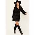 thumbnail image 1 of Shyanne Women's Long Sleeve Ruffle Mini Dress - SWHO23D51-BLK Medium  US, 1 of 4