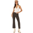 thumbnail image 1 of Shyanne Women's Plaid Print Flare Pants - SWHO22P19 XX-, 1 of 4