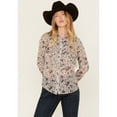 thumbnail image 1 of Shyanne Women's Printed Long Sleeve Fringe Button-Down Western Shirt - SWHO24W35-NAT   US, 1 of 4