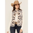 thumbnail image 1 of Shyanne Women's Southwestern Print Polar Fleece Vest - SRHO24V6-NAT Medium  US, 1 of 4