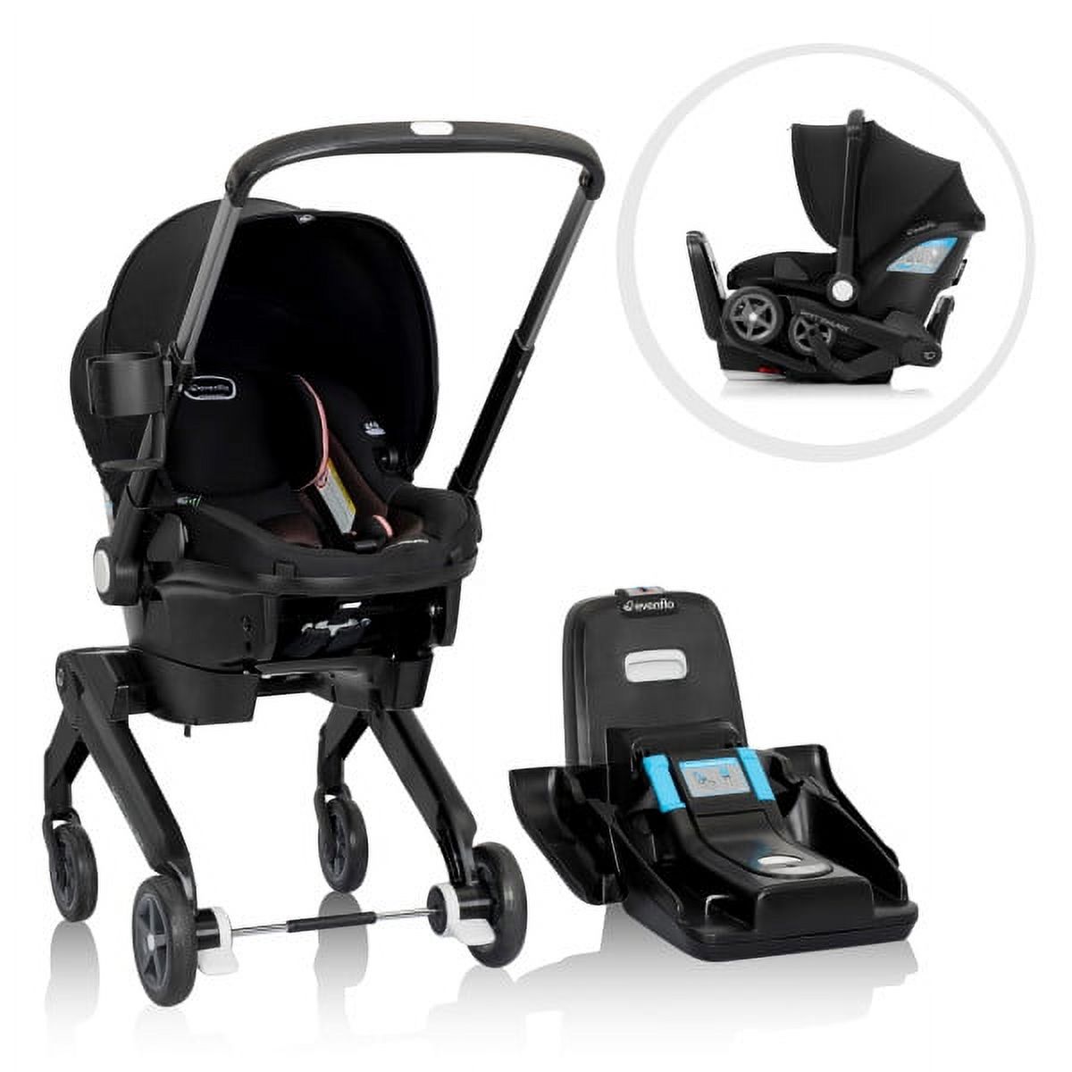 Monbebe Dash Travel System Stroller and Infant Car Seat, Boho