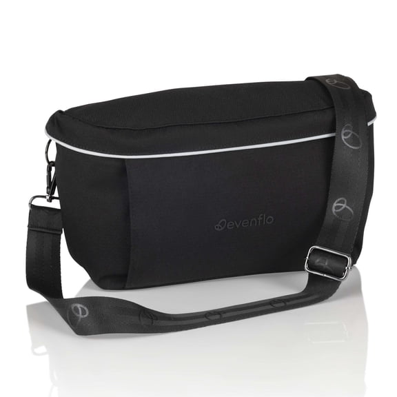 Evenflo Shyft DualRide Infant Car Seat and Stroller Combo Crossbody Organizer Bag, Black