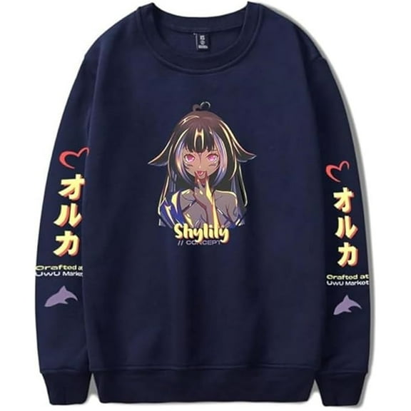 Shylily Merch Long Sleeve Unisex Cute Crewneck Sweatshirt Fashion Pullover Casual Wear