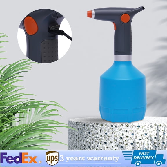 Shzicmy 1 Litre Electric Spray Bottle Sprayer Watering Cans USB Charging Gardening Tool