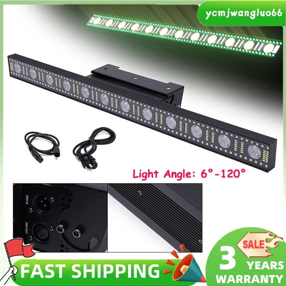 Shzicmy 120W LED RGB Wall Wash Bar Light DMX DJ Party Disco Stage Show Display Light HOT