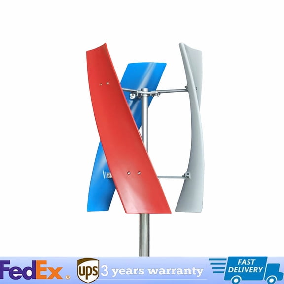 Shzicmy 400W 24V Vertical Axis Wind Power Turbine Generator Controller Home Windmill Kit