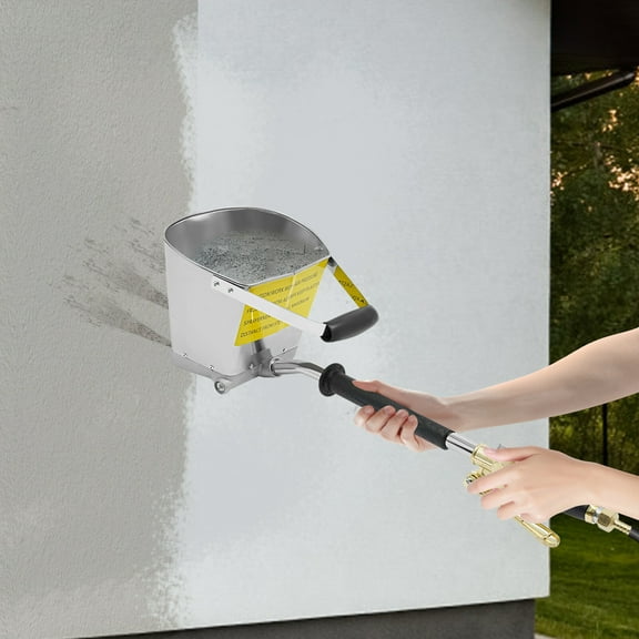 Shzicmy Cement Mortar Concrete Air Stucco Sprayer Hopper 4 Jet Paint Wall Plastering Gun