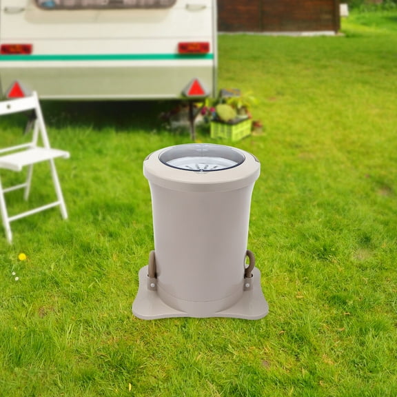 Shzicmy Portable 12L Foldable Washing Machine & Manual Dehydrator for Easy Laundry