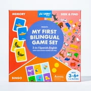 Si Sabo My First Bilingual Games Set Spanish and English Early Education Games for Kids