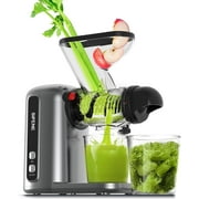 SiFENE Cold Press Slow Juicer Machine, Single-Serve Slow Masticating Juice Machine, Easy to Clean, Anti-Clog, Quiet Operation, Child-Safe, BPA-Free for Simple Living Spaces