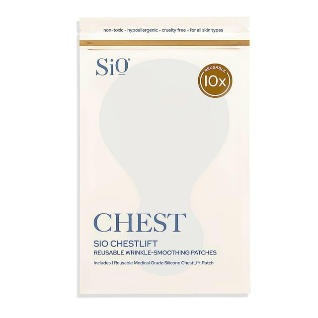 SiO Beauty ChestLift AntiWrinkle Patches (2 Weeks Supply) Reusable