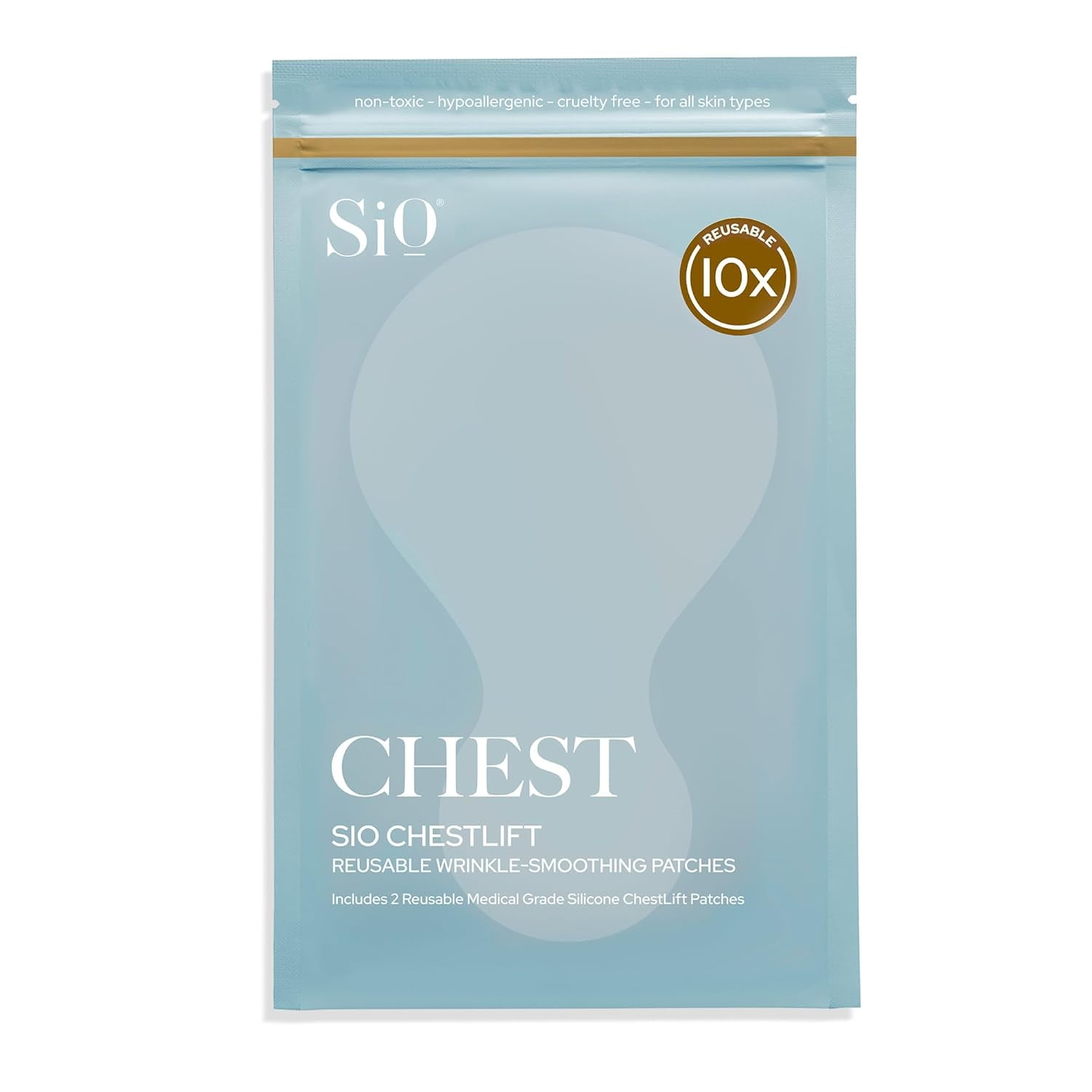 Miracle Sio ChestLift! Reusable Wrinkle Smoothing deals Patches