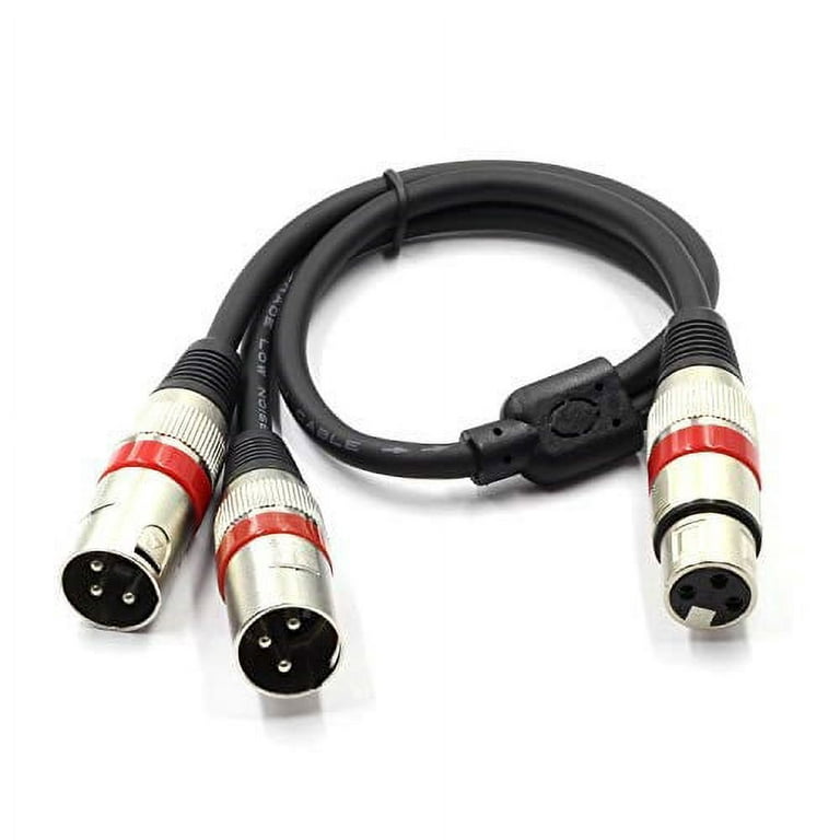 XLR Cable Metal XLR Head Male to Female M/F OFC Audio Cable Shielded For  Microphone
