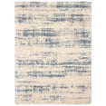 thumbnail image 1 of Sia Cream/Light Blue Polypropylene Rug 3'11" x 5'7", 1 of 1