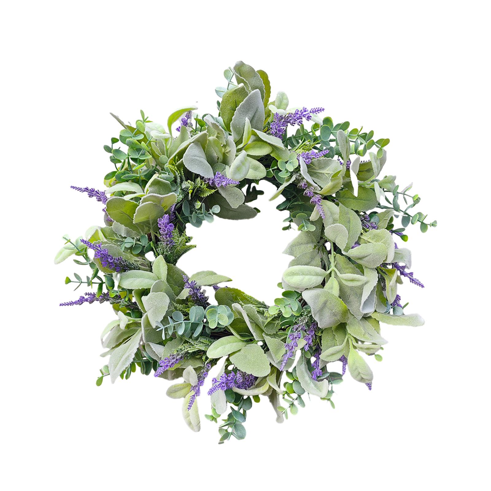 SiaBiced 40cm Artificial Wreath Versatile Lifelike Fall Winter Wreath ...