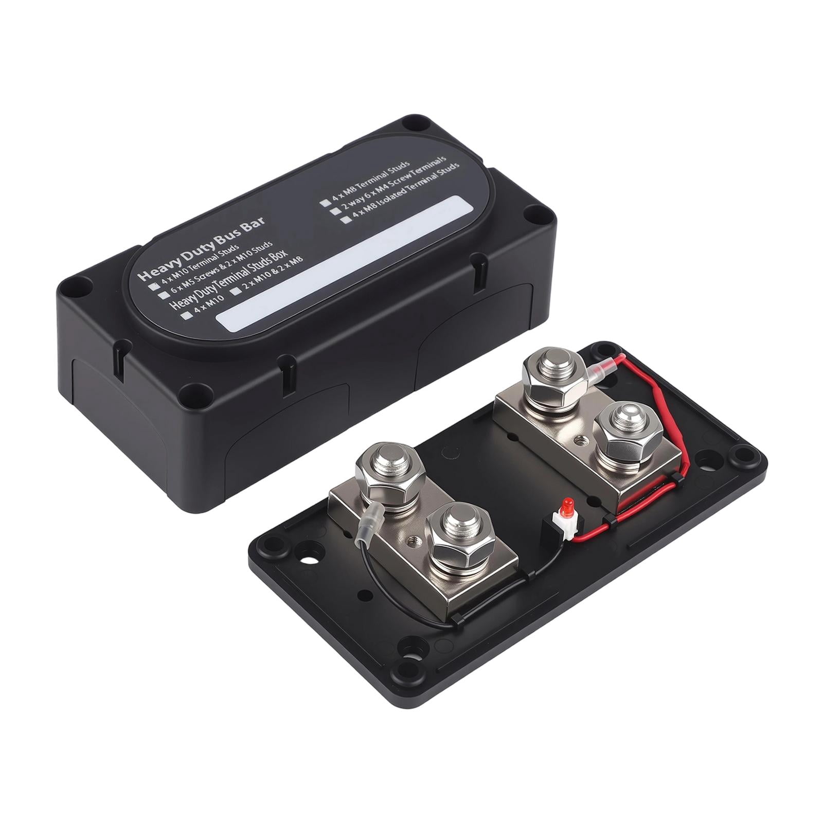 SiaBiced 750A Bus Bar 12-48V with Cover Busbar for Solar Wiring ...