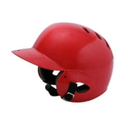 SiaBiced Baseball Batting Helmet Softball Helmet Fastpitch Breathable Double Ear for Kids Red
