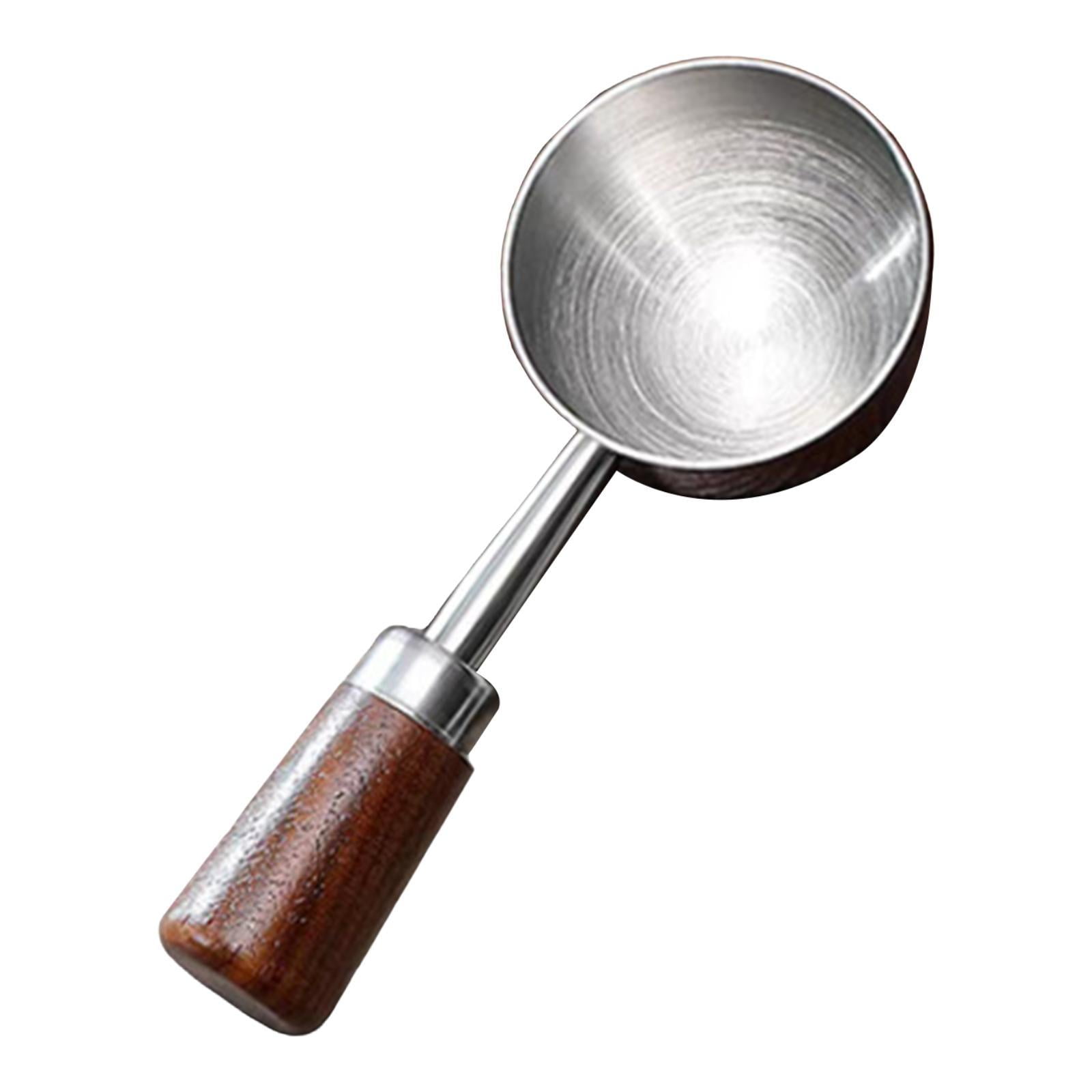 SiaBiced Coffee Measuring Spoon Kitchen Measure Walnut Handle Tea Sugar ...