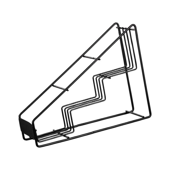 SiaBiced Coffee Syrup Rack, Bar Organizer, Easy to Clean, Stand, Easily Install Drink Bottle Holder Condiment Storage Rack for Family, 3 Grids