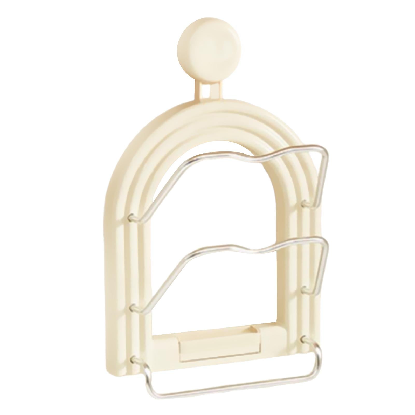 SiaBiced Pot Lid Organizer 2 Tier Wall Mounted Pot Cover Rack for ...