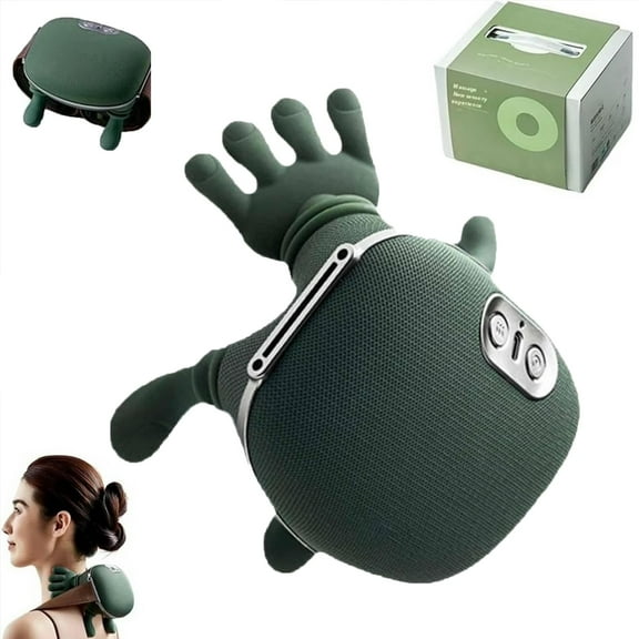 Siaasoo Real Hand Massagers for Neck Muscles, Electric Shoulder Pro Massager, Cervical Neck Massager with Hands and Fingers, USB-C Portable Rechargeable Gifts for Men Women