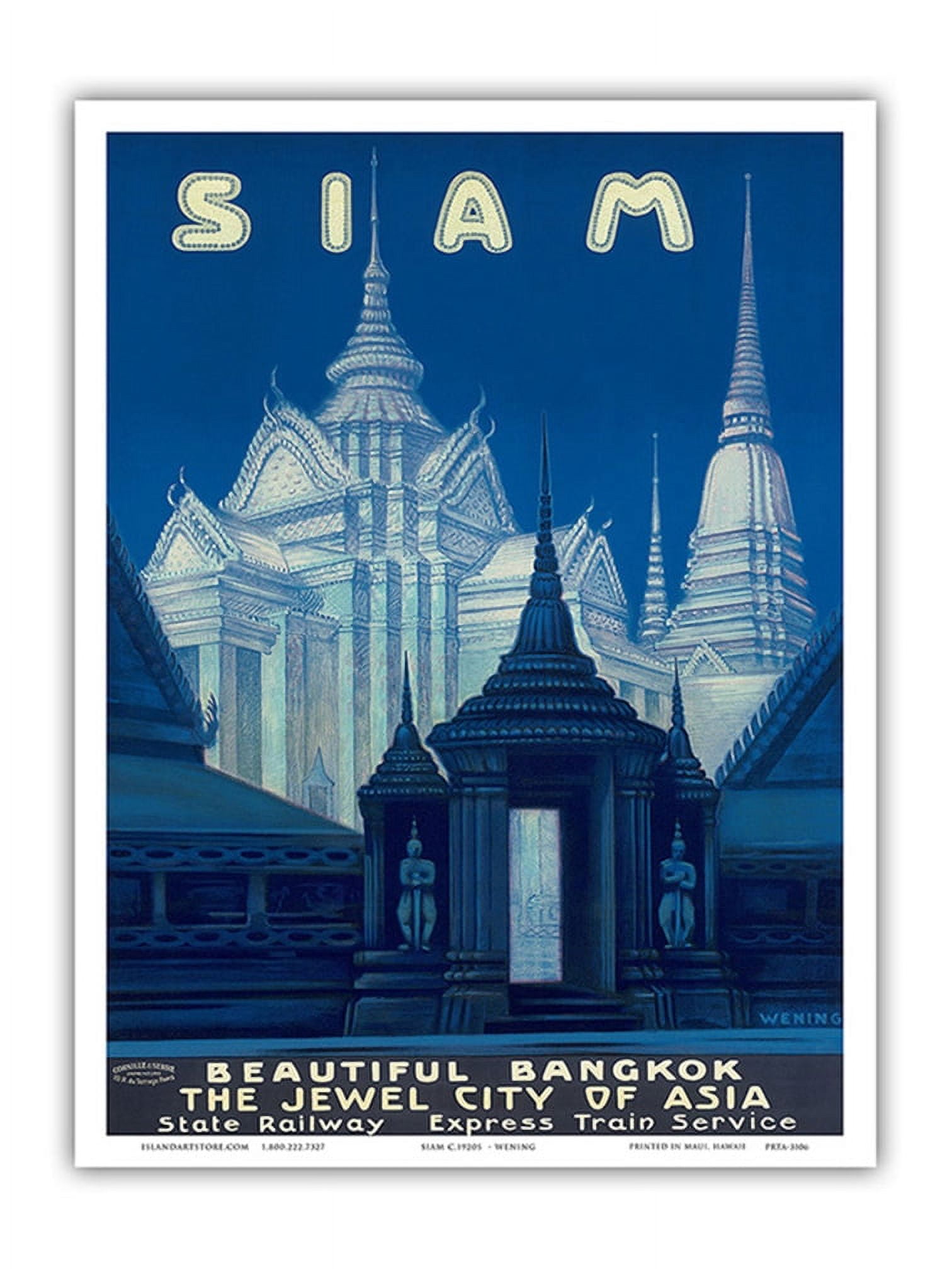Siam - Beautiful Bangkok Thailand - The Jewel City of Asia - State ...