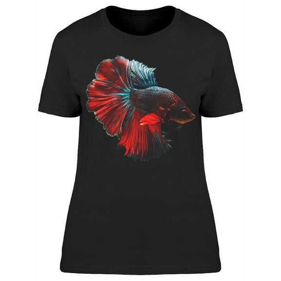 Siam Betta Flower Tail T-Shirt Women -Image by Shutterstock, Female Large