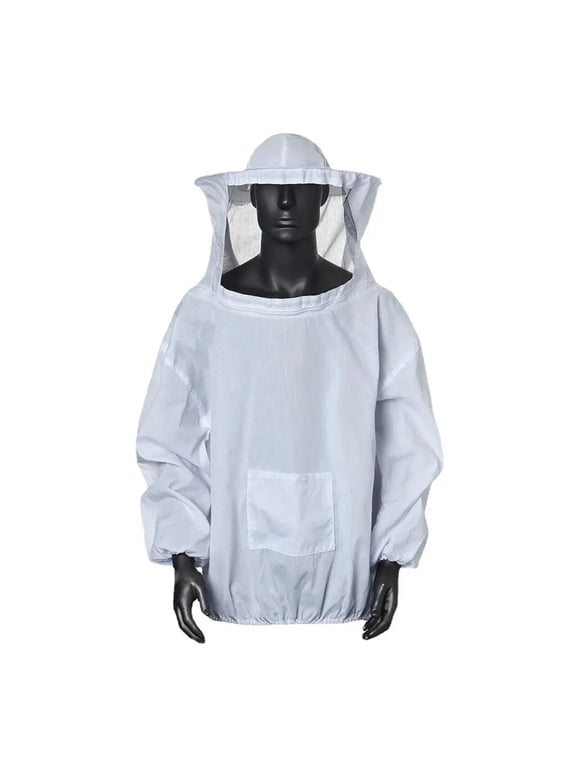 Siamese Beekeeping Suit Bee Clothes Half Jacket Bee-keeping Suit With Hat Bee-bite Protection For Agricultural Honey Keeping