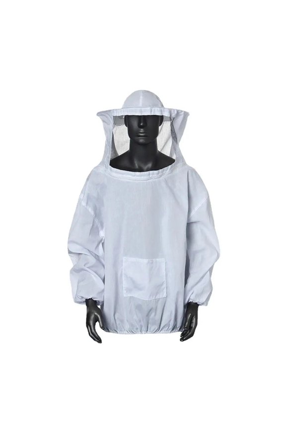 Siamese Beekeeping Suit Bee Clothes Half Jacket Bee-keeping Suit With Hat Bee-bite Protection For Agricultural Honey Keeping ,Comprehensive Protection