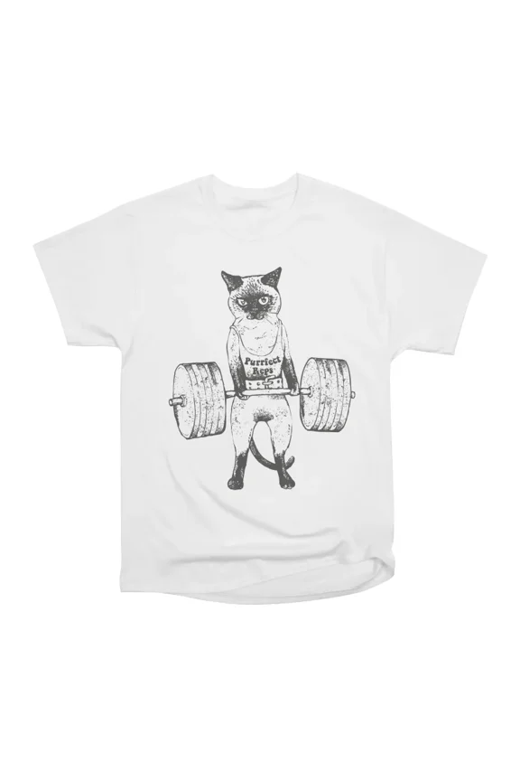 Siamese Cat Lift T-Shirt Tee Gift For Him Merch For Her Apparel For Friend