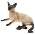 thumbnail image 1 of Siamese Cat Statue Simulation Decoration Lifelike, 1 of 8