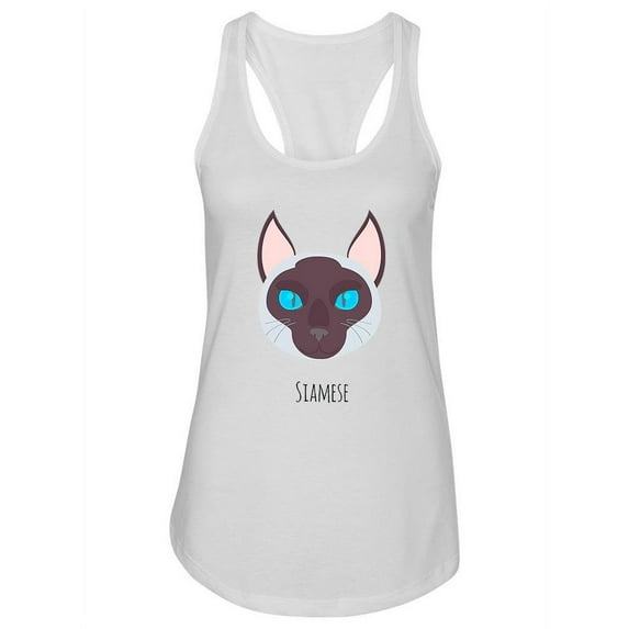 Siamese Cat Tank Women -Image by Shutterstock, Female x-Small