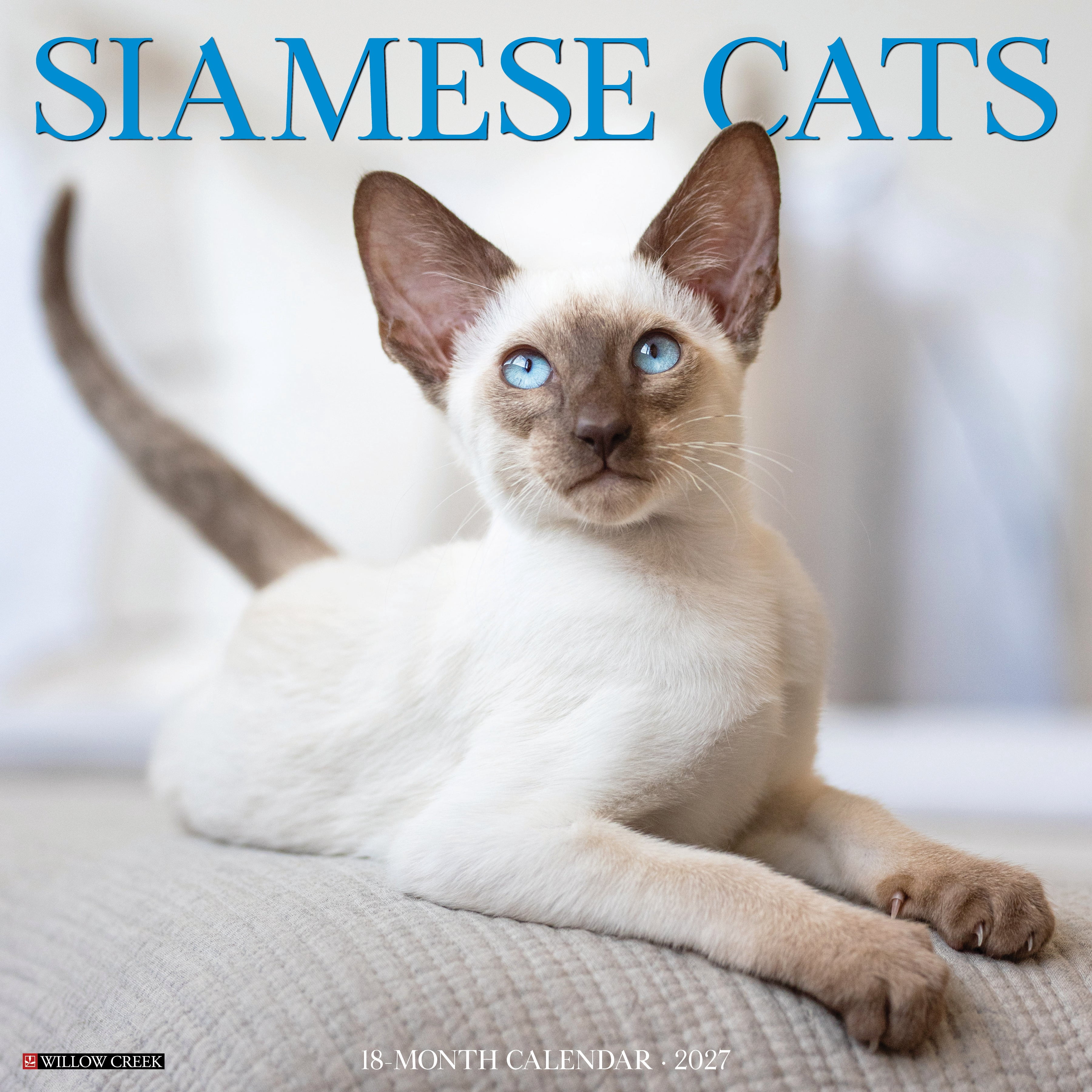 Willow Creek Press, Siamese Cats 2027 Wall Calendar