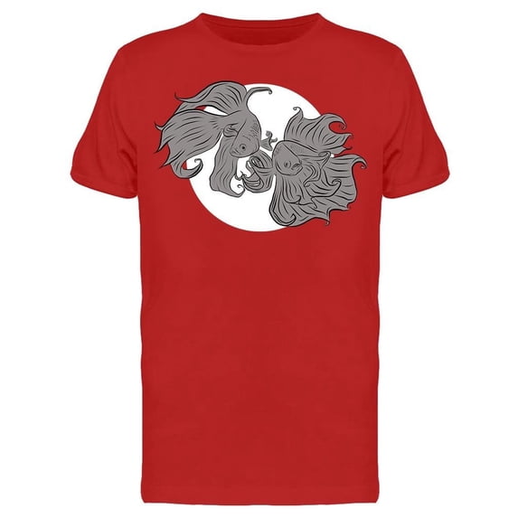 Siamese Fighter Fish Tee Men's -Image by Shutterstock