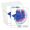 thumbnail image 1 of Siamese Fighting Fish Betta Splendens with Large Fins Car Window Bumper Water Bottle Phone Tablet Laptop Waterproof Vinyl Decal Sticker Set 5-Pack - Gloss Finish - 4.0", 1 of 7