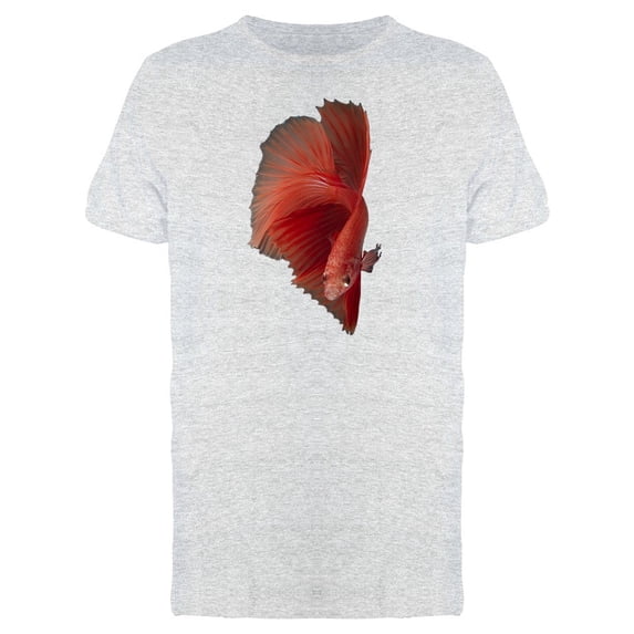 Siamese Fighting Red Fish Tee Men's -Image by Shutterstock