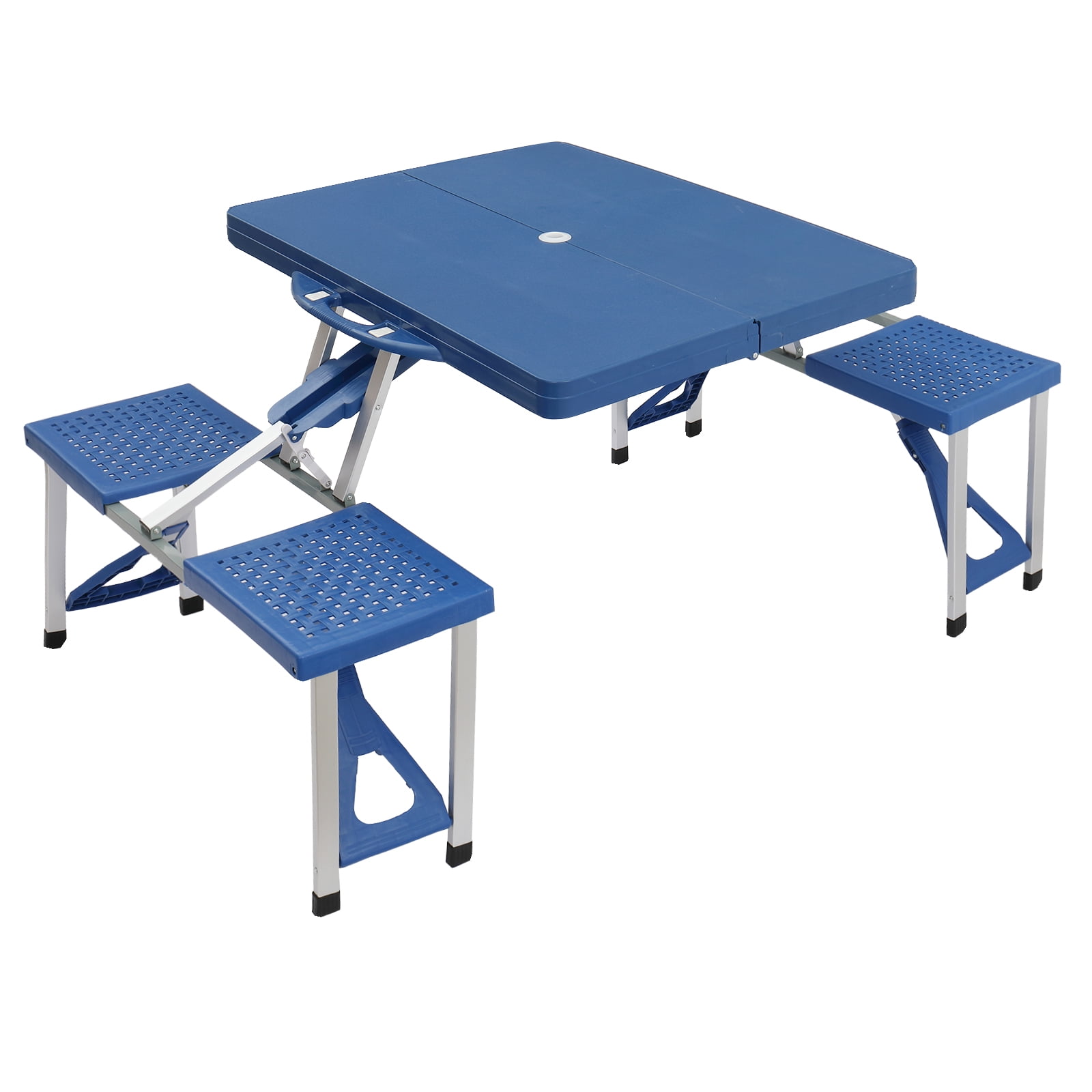 Siamese Folding Tables and Chairs-Plastic PS Thickening