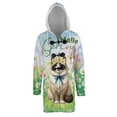 thumbnail image 1 of Siamese Hello Spring Time Flower Floral Nature All Over Print 3D Hooded Duffle Toggle Coat Cat Lover Kitten Owner Gifts - 02031, 1 of 6