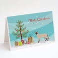 thumbnail image 1 of Siamese Modern 2 Cat Merry Christmas Greeting Cards and Envelopes Pack of 8, 1 of 2