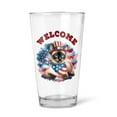 thumbnail image 1 of Siamese Patriotic Welcome for 4Th of July Independence Day 16oz Pint Beer Glass Mug Cat Lover Kitten Owner Gifts Beer Glasses Cup - 00010, 1 of 5