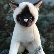 Siamese Plush 14 Inch Sitting Cat- Stuffed Animals Kittens