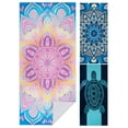 thumbnail image 1 of Siaomo Beach Towel Pool Towel, Microfiber,Quick Dry, for Wimming,Sports,Gym -73" x 32" Pink Mandala, 1 of 8