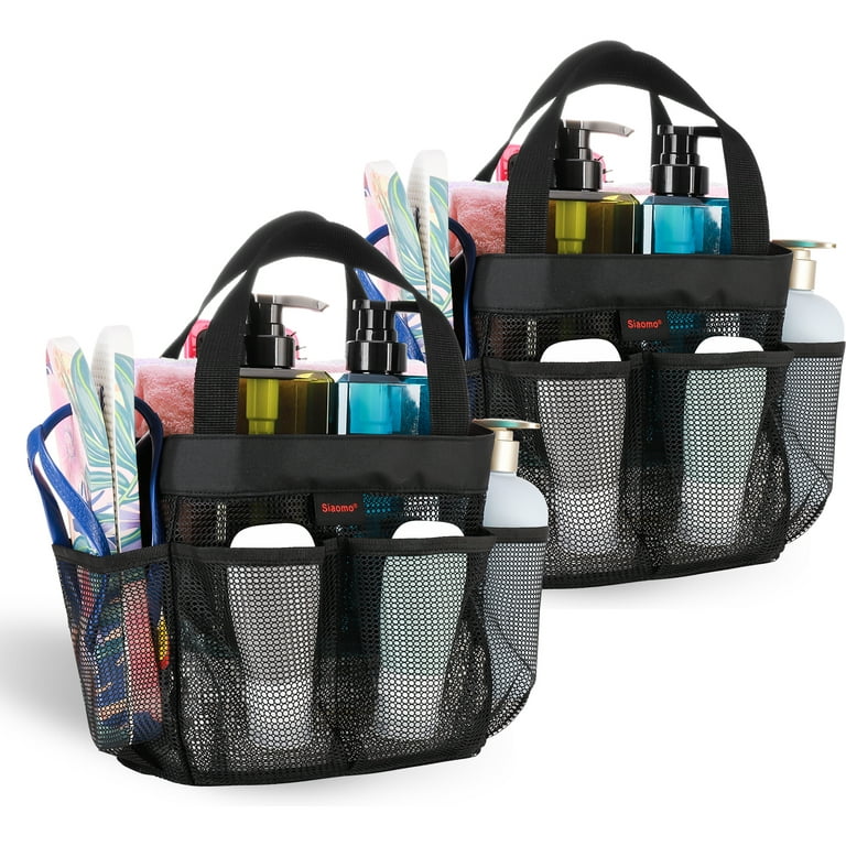 Shower Caddy Basket Tote for College Dorm, Plastic Storage Basket
